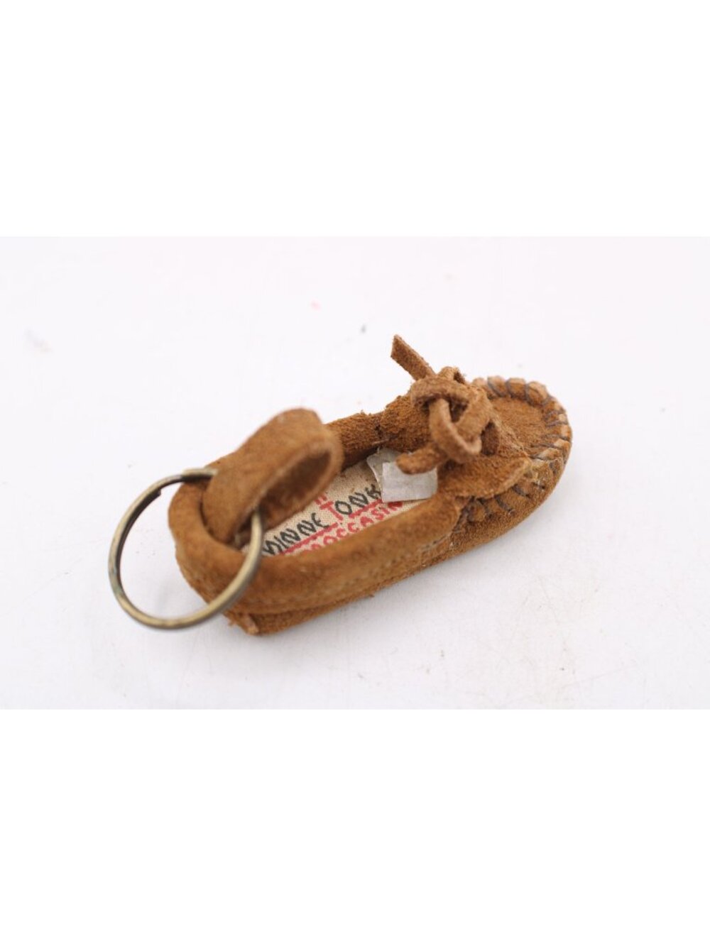 Mini Suede Moccasin Keychain Rustic Western Boho Accessory Vintage-Inspire Charm